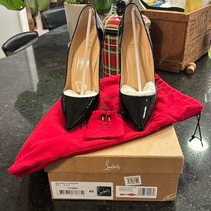 Louboutin So Kate 120 Patent Black